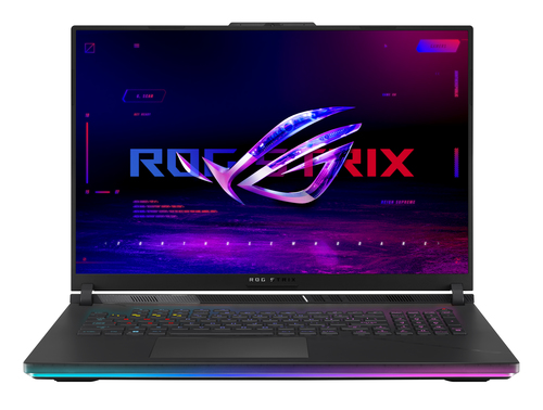 ASUS ROG Strix SCAR 18 G834JYR-R6160X Intel® Core™ i9 i9-14900HX Ordinateur portable 45,7 cm (18'') WQXGA 64 Go DDR5-SDRAM 2 To SSD NVIDIA GeForce RTX 4090 Wi-Fi 6E (802.11ax) Windows 11 Pro Noir