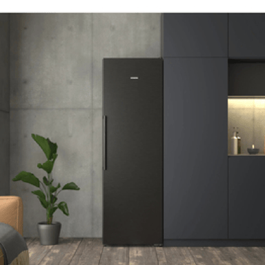 Congélateur armoire Siemens iQ500 GS36NAXCG Total NoFrost 334 L Noir anti-traces, -15 °C, alarme porte ouverte, éclairage intérieur