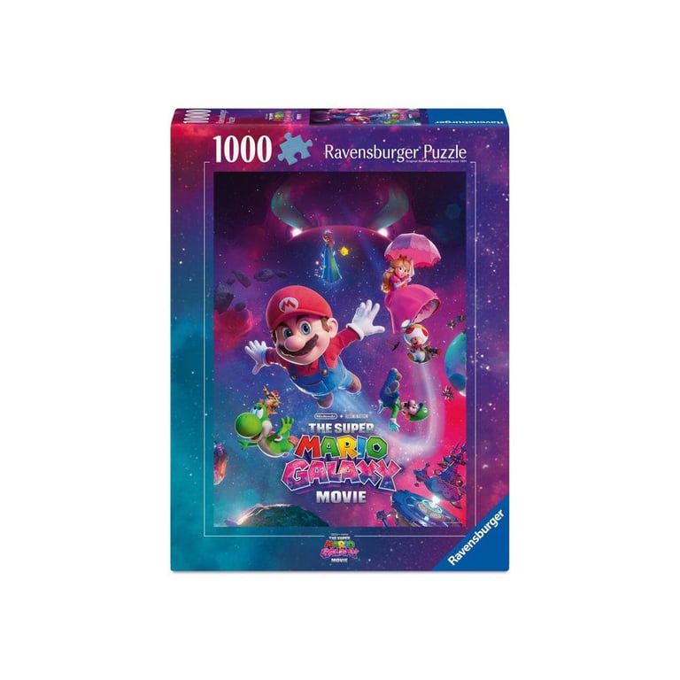 Puzzle 1000 pièces : Aventures galactiques Super Mario 2 Ravensburger France - vue 2