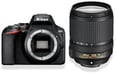 Nikon D3500 + AF-S DX 18–140 VR Juego de cámara SLR 24,2 MP CMOS 6000 x 4000 Pixeles Negro