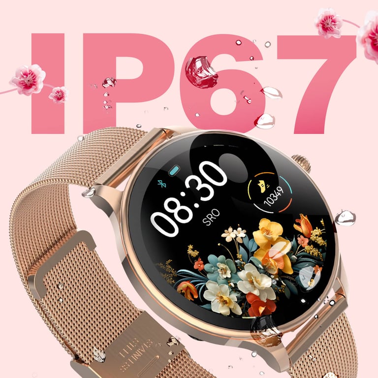 Montre Connectée Femme 38mm Élégante inoxydable - vue 3