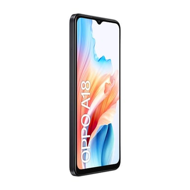 OPPO A18 (4G) 128 Go, Noir, Débloqué