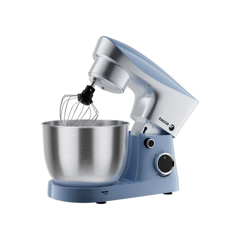 Robot pâtissier Fagor FG4519 1500W 6L Bleu avec accessoires - Neuf