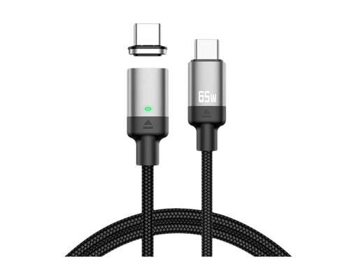 DLH DY-TU5210 cable USB 1 m USB C Negro, Gris