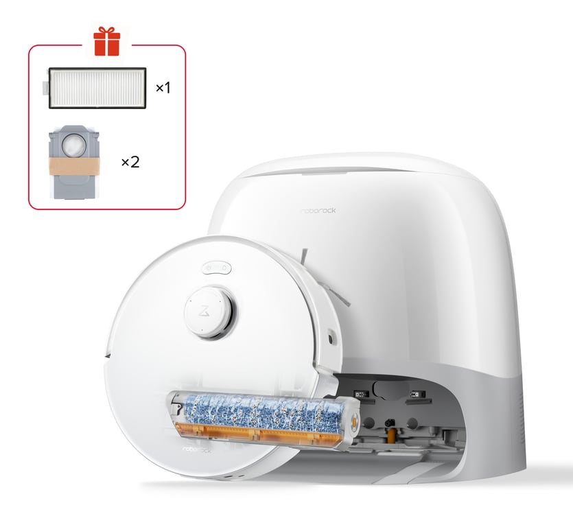 Aspirateur Robot et Laveur Roborock Qrevo Curv 2 FlowX – 20 000 Pa, Vidage Automatique - vue 6