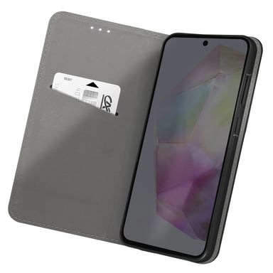 Akashi Funda bivalva Galaxy A35 Soporte giratorio 360° Akashi Negro