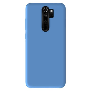 Coque silicone unie Mat Bleu compatible Xiaomi Redmi Note 8