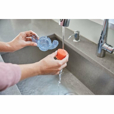 Black & Decker BHSB315J-QW aspirateur de table Bleu, Gris Sans sac