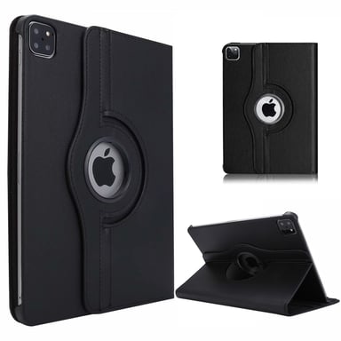 Housse Apple iPad Pro 11 2022 / iPad Pro 11 2021 M1 / IPad Pro 11 2020 4ème / 3ème / 2ème Génération rotative 360 degrés noire - Etui pochette noir