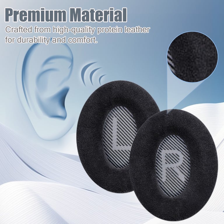 Coussinets D'Oreille Bose QC35/QC35 II/QC25 – Mousse À Mémoire De Forme - vue 5