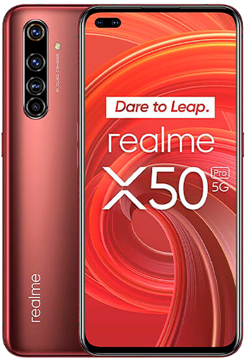 Realme X50 Pro 128 Go, Rouge, débloqué