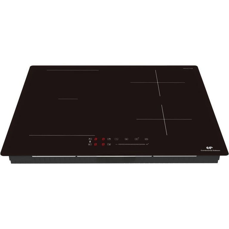 Table de cuisson à induction CONTINENTAL EDISON 4 foyers dont 1 zone flex L59 x P52 cm CETI4ZFLEXB2 - vue 4