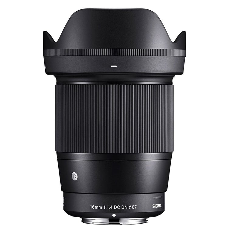 Sigma 16mm F1.4 DC DN | C, Canon RF MILC Grand-angle Noir - Neuf