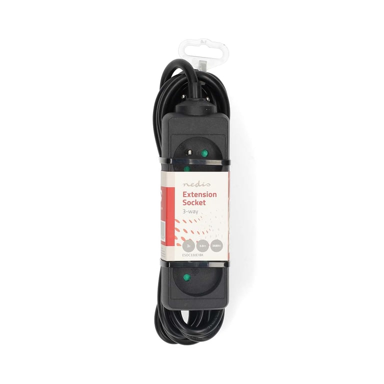 Rallonge Multiprise 3 Voies Broche 3m Type E France Neuf - vue 2