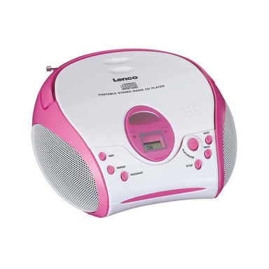 Boombox CD/FM Modello SCD-24 Kids con schermo LCD e antenna telescopica