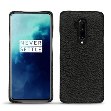 Coque cuir OnePlus 7T Pro -  - Noir - Cuir grainé