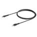 StarTech.com Cable Resistente USB-C a Lightning de 1 m Negro - Cable de Sincronización y Carga USB Tipo C a Lightning con Fibra de Aramida Resistente