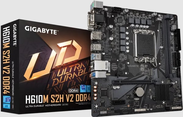 GIGABYTE H610M S2H V2 DDR4 placa base Intel H610 Express LGA 1700 micro ATX