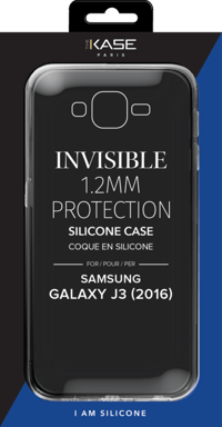 Coque Slim Invisible pour Samsung Galaxy J3 (2016) 1,2mm, Transparent