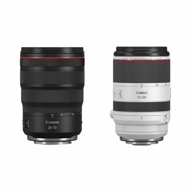 Objetivo Canon RF 24-70 mm F2.8L IS USM + Canon RF 70-200 mm F2.8L IS USM + Ebook ''20 consejos para fotos que impactan''