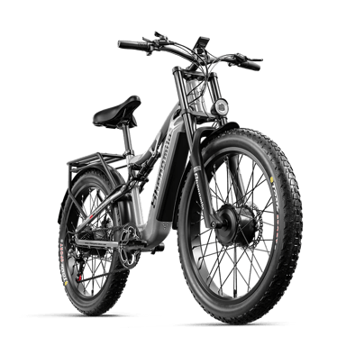 VéLo Électrique Shengmilo S600 | Vitesse Max 45 km/h | Autonomie 50 km | Moteur 1000W*2 | Batterie 48V 17.5Ah | Pneus 26 Pouces