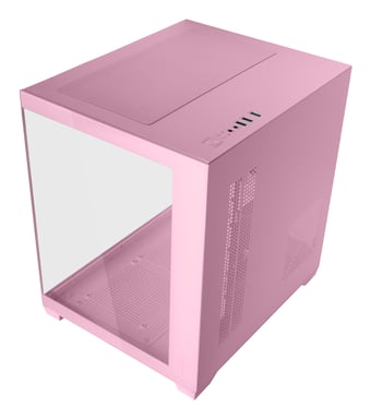 Mars Gaming MC-VIEW2P Mini Tower Rosa