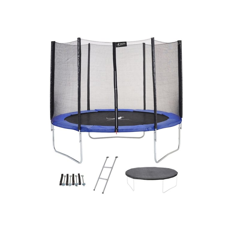Trampoline avec échelle couverture de propreté et kit dancrage Ø300cm - vue 2