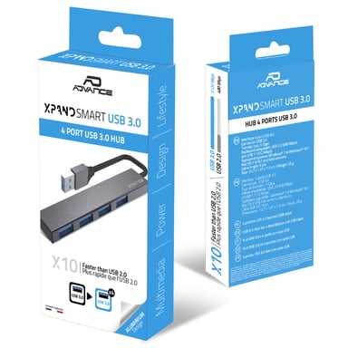 ADVANCE XPAND SMART USB 3.2 Gen 1 (3.1 Gen 1) Type-A 480 Mbit/s Gris