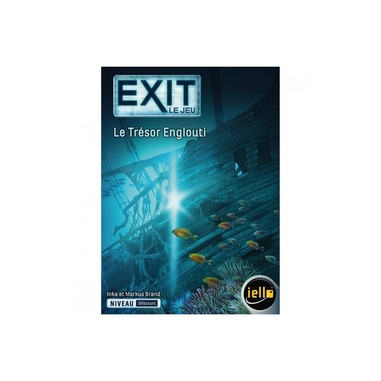 Jeu de réflexion Iello Exit Le trésir englouti Niveau Débutant - vue 1