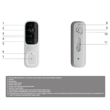AJAX Doorbell-4 Blanco