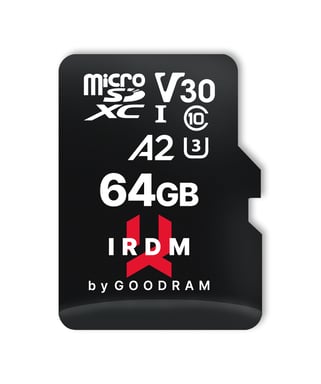 Goodram IRDM M2AA 64 Go MicroSDXC UHS-I Classe 10 - Neuf