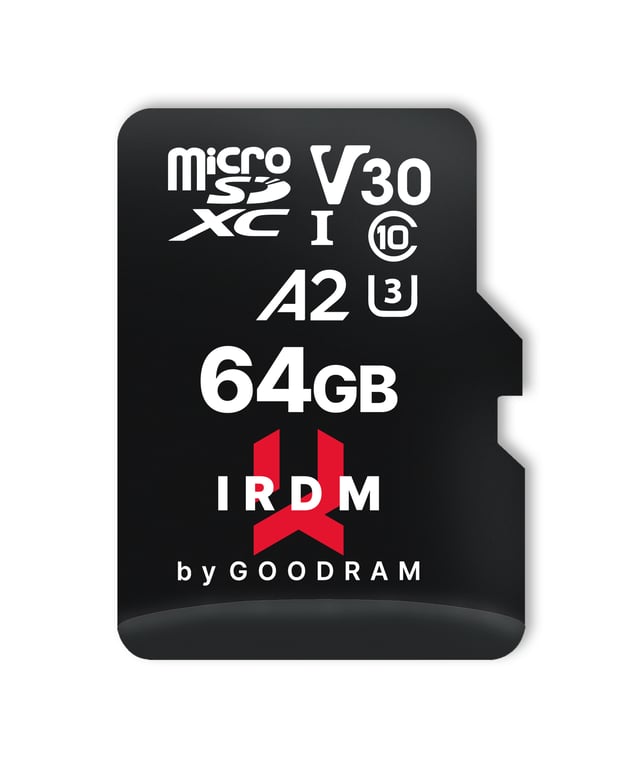 Carte mémoire GOOD RAM IRDM UHS I U3 A2 Micro SD - vue 2