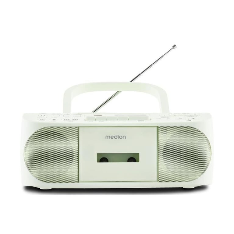 Radio CD K7 MEDION E65010 – FM, 2x3W RMS, Lecteur USB, Télécommande - vue 3