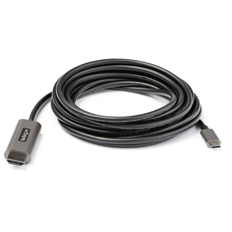 StarTech.com Câble USB C vers HDMI 4K 60Hz HDR10 4m Câble Adaptateur Vidéo Ultra HD USB Type C vers HDMI 4K 2.0b Convertisseur Graphique USB C vers HDMI HDR DP 1.4 Alt Mode HBR3 Neuf - vue 4