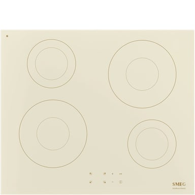 Smeg Universal SI2641DP plaque Crème Intégré 60 cm Plaque avec zone à induction 4 zone(s) - Neuf