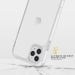 Custodia ibrida antiurto Invisible per Apple iPhone 11 Pro Max, trasparente