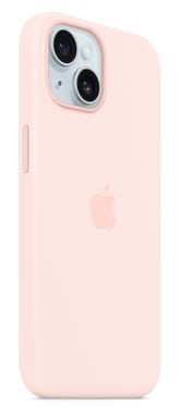 Custodia Apple in silicone con MagSafe per iPhone 15 - Rosa chiaro Apple iPhone 15