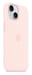 Custodia Apple in silicone con MagSafe per iPhone 15 - Rosa chiaro Apple iPhone 15