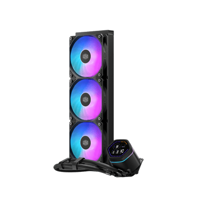 Refroidisseur AIO 360mm COOLER MASTER ML Core Nex Digital 360 ARGB Triple 120mm Écran Numérique Noir - Neuf