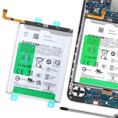 Samsung Batería interna para Samsung Galaxy A16 / A17 de 5000 mAh Service Pack Blanco