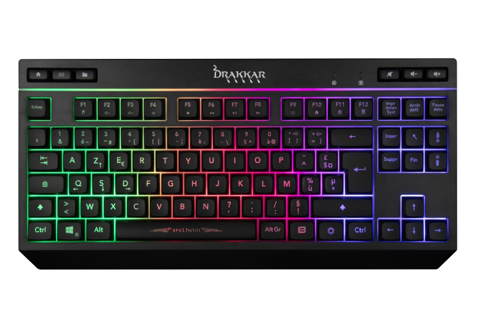 Konix Drakkar Clavier membrane Spelheim TKL Neuf - vue 1