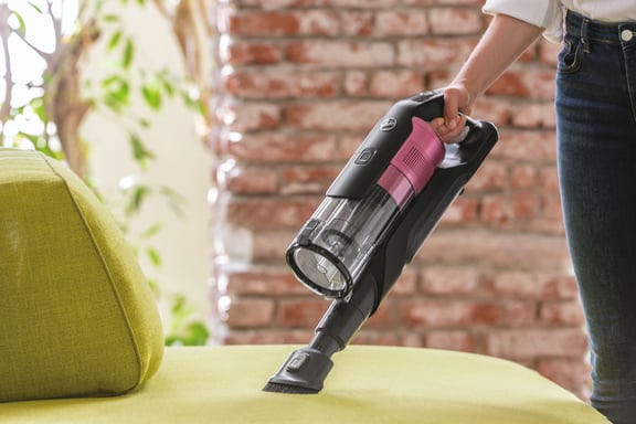 Hoover HF920H 011 Aspiradora escoba 2 en 1 Batería Secar EPA Sin bolsa 0,7 L Rosa, Rosa