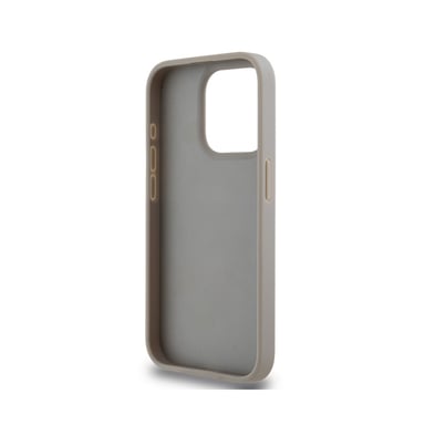 Custodia per iPhone 14 Pro Max Modello ripetuto Tonal Stripe con logo metallico