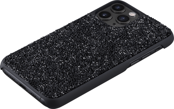 Custodia Bling Strass per Apple iPhone 11 Pro, nero notte