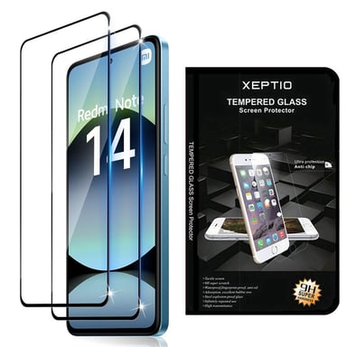 Xiaomi Redmi Note 14 4G protezione dello schermo in vetro nero