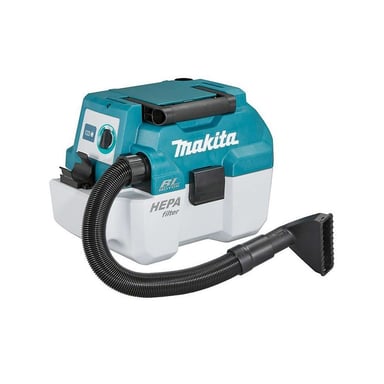 Aspirateur eau et poussière sans fil Makita DVC750LZX1 18V LXT 7,5L HEPA moteur sans charbon 2 vitesses Soufflerie Teal/Gris/Noir