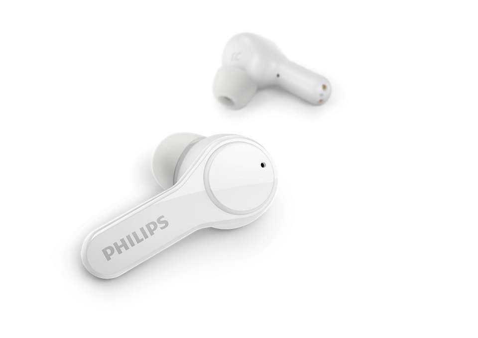 Philips 3000 series TAT3217WT/00 auricular y casco Auriculares Inalámbrico Dentro de oído Llamadas/Música Bluetooth Blanco