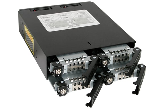 Icy Dock MB994SK-1B panel bahía disco duro Negro