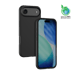 Custodia antiurto in morbido gel di silicone con il 55% di plastica riciclata per Apple iPhone 17 Air, Nero Satinato