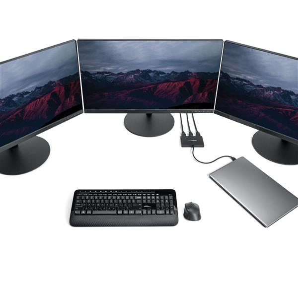 StarTech.com Adaptateur Moniteur 3 ports Répartiteur Vidéo USB C vers 3x HDMI Hub USB Type C vers HDMI MST Double 4K 30Hz ou Triple Compatible Thunderbolt 3 Windows Seulement Neuf - vue 3
